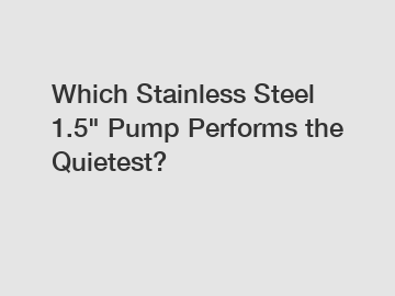 Which Stainless Steel 1.5